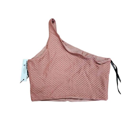 KORAL Attract Reversible Crop Top - Dusty Rose Size Small - Picture 7 of 9